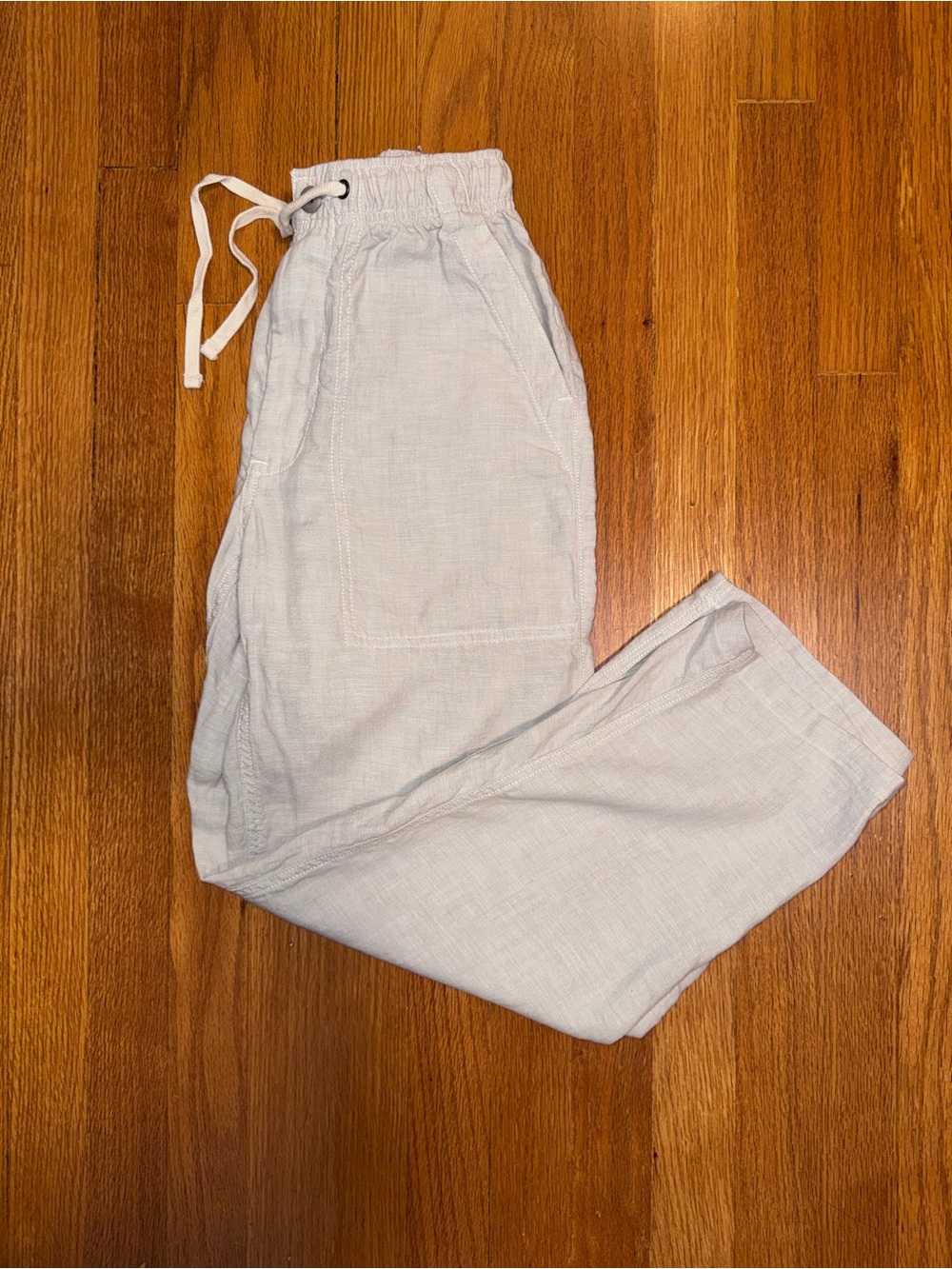 J.Crew Unisex 100% Linen Jogger Summer Pant Size XS